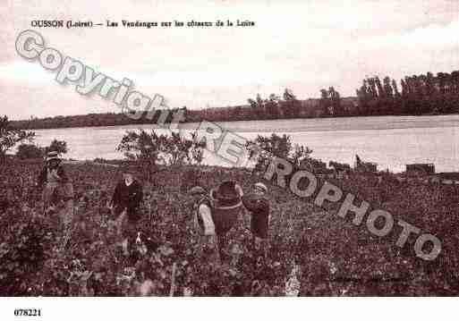 Ville de OUSSONSURLOIRE, carte postale ancienne