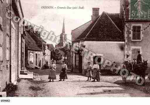 Ville de OUSSONSURLOIRE, carte postale ancienne