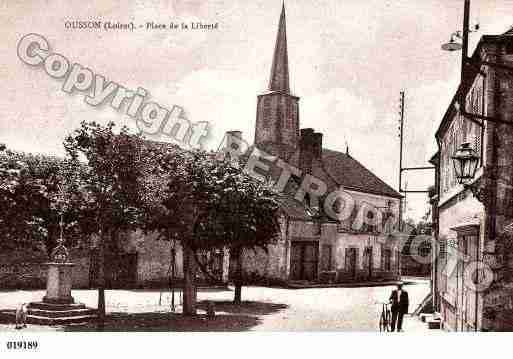 Ville de OUSSONSURLOIRE, carte postale ancienne