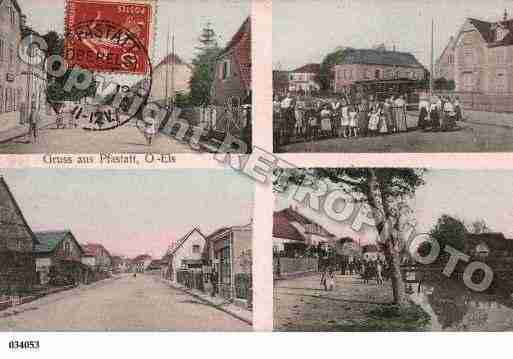 Ville de PFASTATT, carte postale ancienne