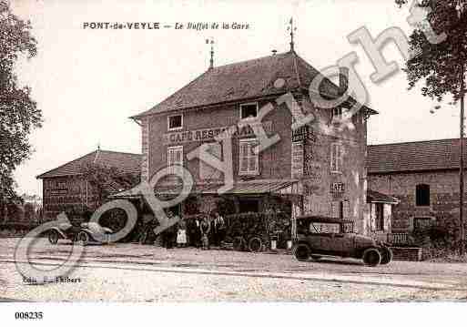 Ville de PONTDEVEYLE, carte postale ancienne