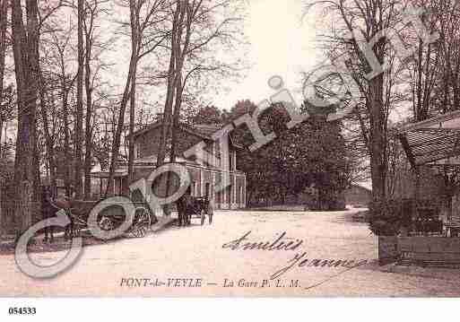 Ville de PONTDEVEYLE, carte postale ancienne