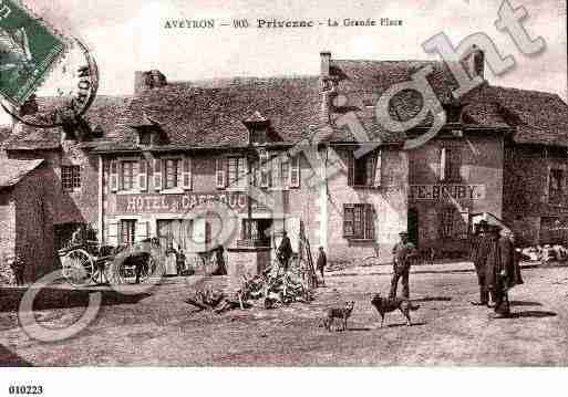 Ville de PRIVEZAC, carte postale ancienne