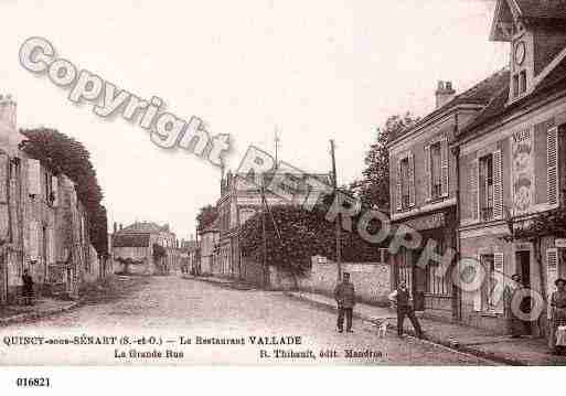 Ville de QUINCYSOUSSENART, carte postale ancienne
