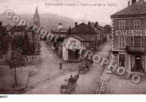 Ville de RENAISON, carte postale ancienne