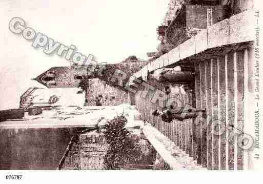 Ville de ROCAMADOUR, carte postale ancienne