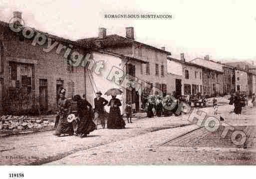 Ville de ROMAGNESOUSMONTFAUCON, carte postale ancienne