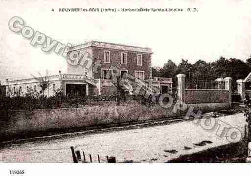 Ville de ROUVRESLESBOIS, carte postale ancienne
