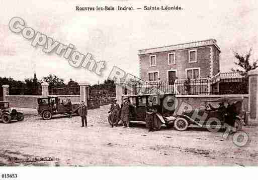 Ville de ROUVRESLESBOIS, carte postale ancienne