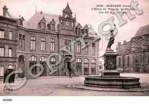 Ville de SAINTFLOUR, carte postale ancienne