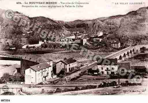 Ville de SAINTHAON, carte postale ancienne