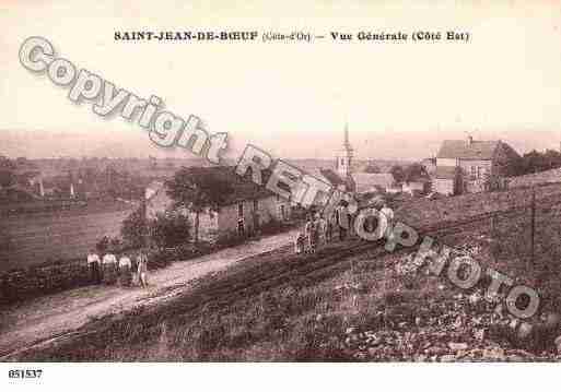 Ville de SAINTJEANDEBOEUF, carte postale ancienne