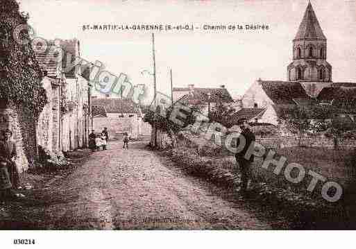 Ville de SAINTMARTINLAGARENNE, carte postale ancienne