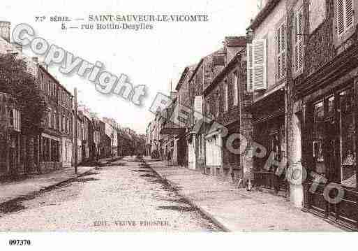 Ville de SAINTSAUVEURLEVICOMTE, carte postale ancienne