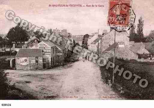 Ville de SAINTSAUVEURLEVICOMTE, carte postale ancienne