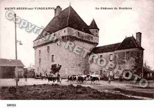 Ville de SAINTSEINESURVINGEANNE, carte postale ancienne