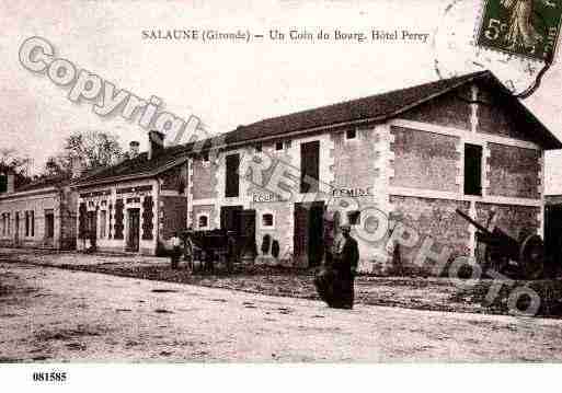 Ville de SALAUNES, carte postale ancienne