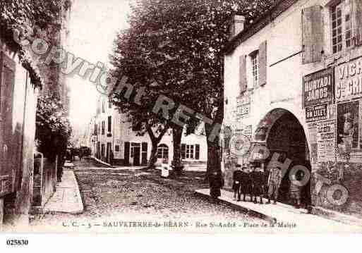 Ville de SAUVETERREDEBEARN, carte postale ancienne