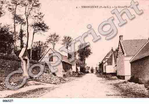 Ville de SIMENCOURT, carte postale ancienne