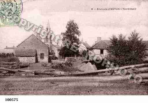 Ville de TAVERNAY, carte postale ancienne