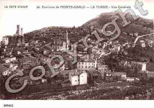 Ville de TURBIE(LA), carte postale ancienne Ville de TURBIE(LA), carte postale ancienne