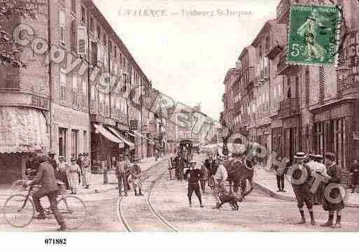 Ville de VALENCE, carte postale ancienne