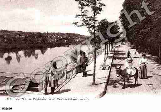 Ville de VICHY, carte postale ancienne