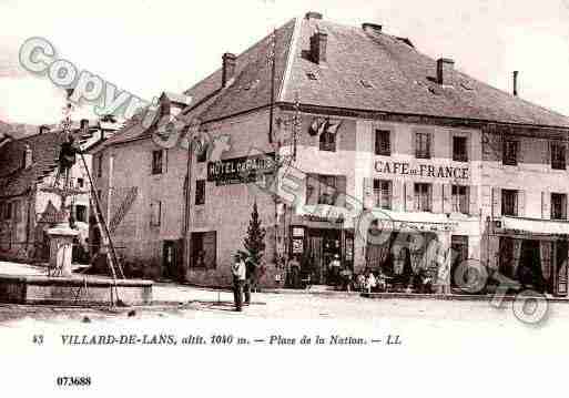 Ville de VILLARDDELANS, carte postale ancienne