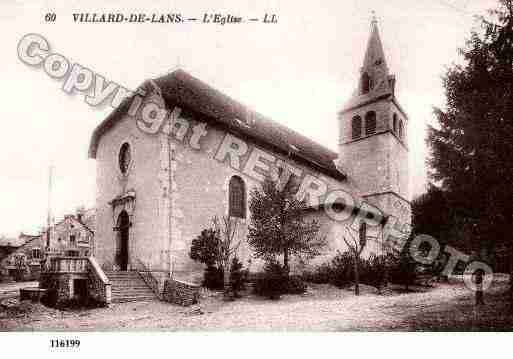 Ville de VILLARDDELANS, carte postale ancienne