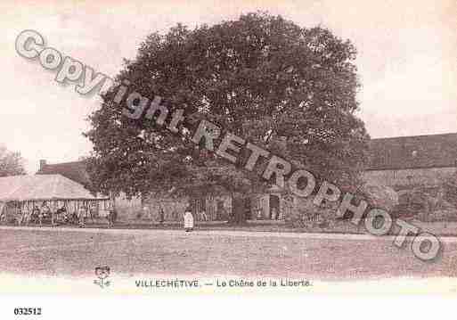 Ville de VILLECHETIVE, carte postale ancienne