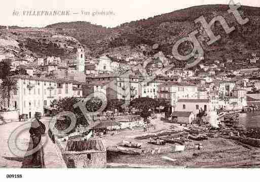 Ville de VILLEFRANCHESURMER, carte postale ancienne