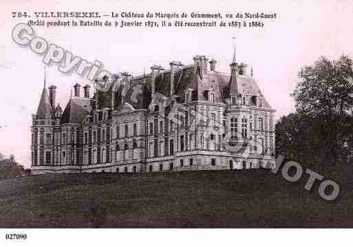 Ville de VILLERSEXEL, carte postale ancienne