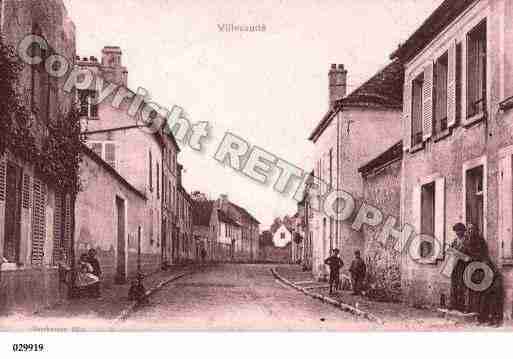 Ville de VILLEVAUDE, carte postale ancienne