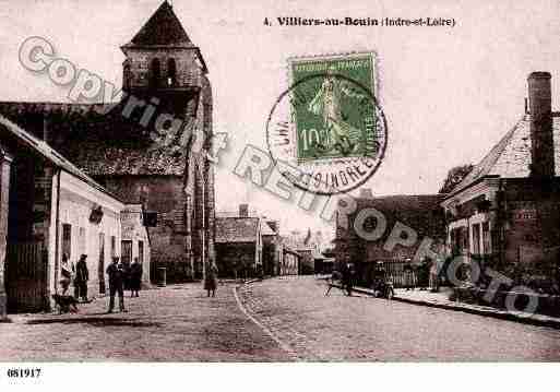 Ville de VILLIERSAUBOUIN, carte postale ancienne