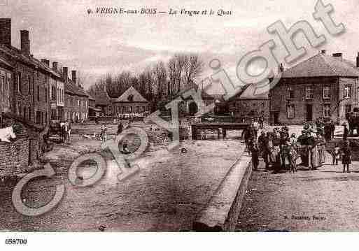 Ville de VRIGNEAUXBOIS, carte postale ancienne