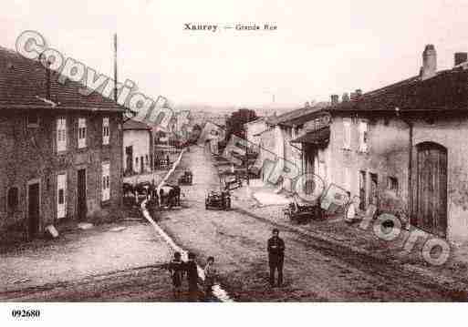 Ville de XANREY, carte postale ancienne