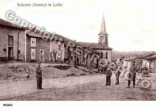 Ville de XANREY, carte postale ancienne