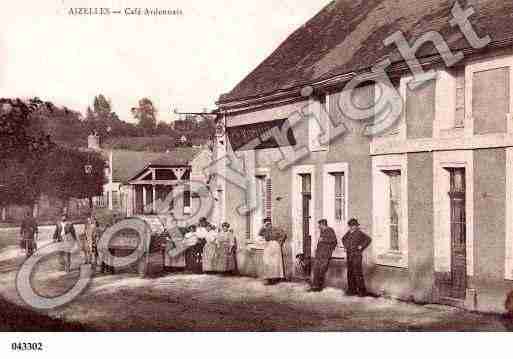 Ville de AIZELLES, carte postale ancienne