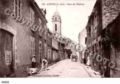 Ville de ANETZ, carte postale ancienne