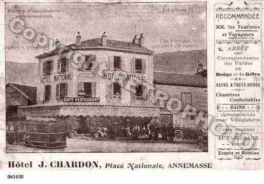 Ville de ANNEMASSE, carte postale ancienne