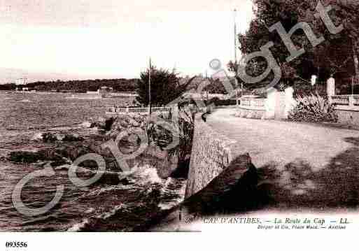 Ville de ANTIBESJUANLESPINS, carte postale ancienne