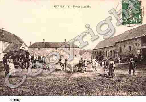 Ville de ANTILLY, carte postale ancienne