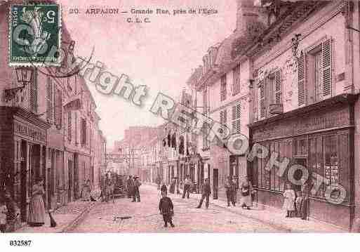 Ville de ARPAJON, carte postale ancienne