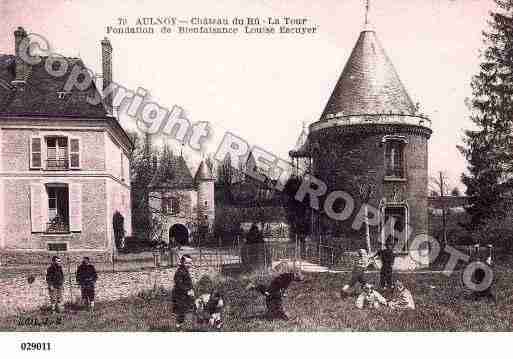 Ville de AULNOY, carte postale ancienne