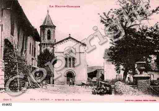 Ville de AUZAS, carte postale ancienne
