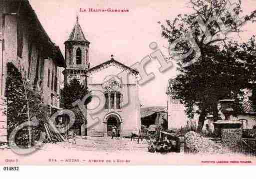 Ville de AUZAS, carte postale ancienne