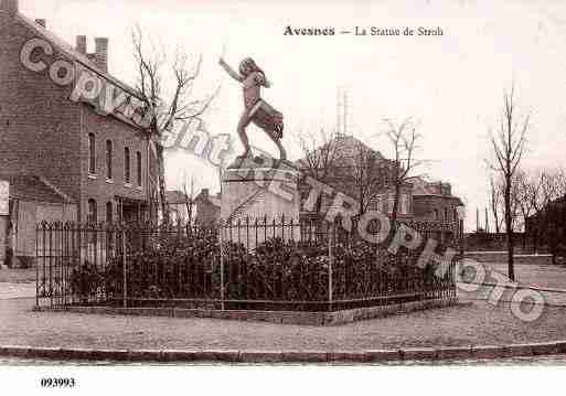 Ville de AVESNESSURHELPE, carte postale ancienne