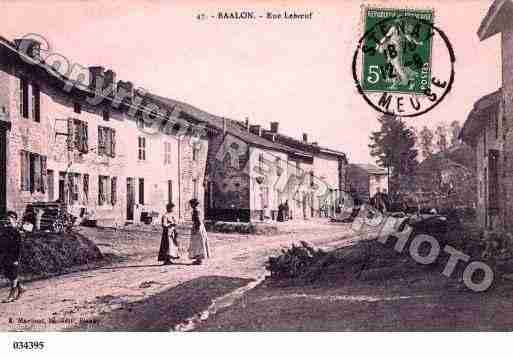 Ville de BAALON, carte postale ancienne