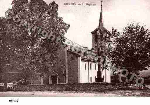 Ville de BERNIN, carte postale ancienne