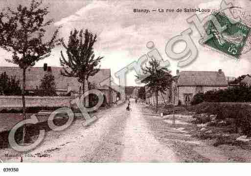 Ville de BLANZYLASALONNAISE, carte postale ancienne